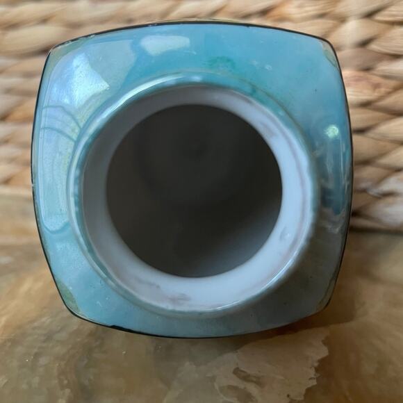 Luster peach Japanese vase - Picture 5 of 7